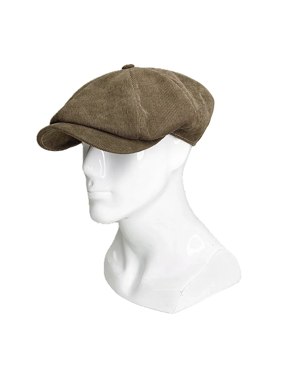 Кепка восьмиклинка из микровельвета, арт. 35-3702