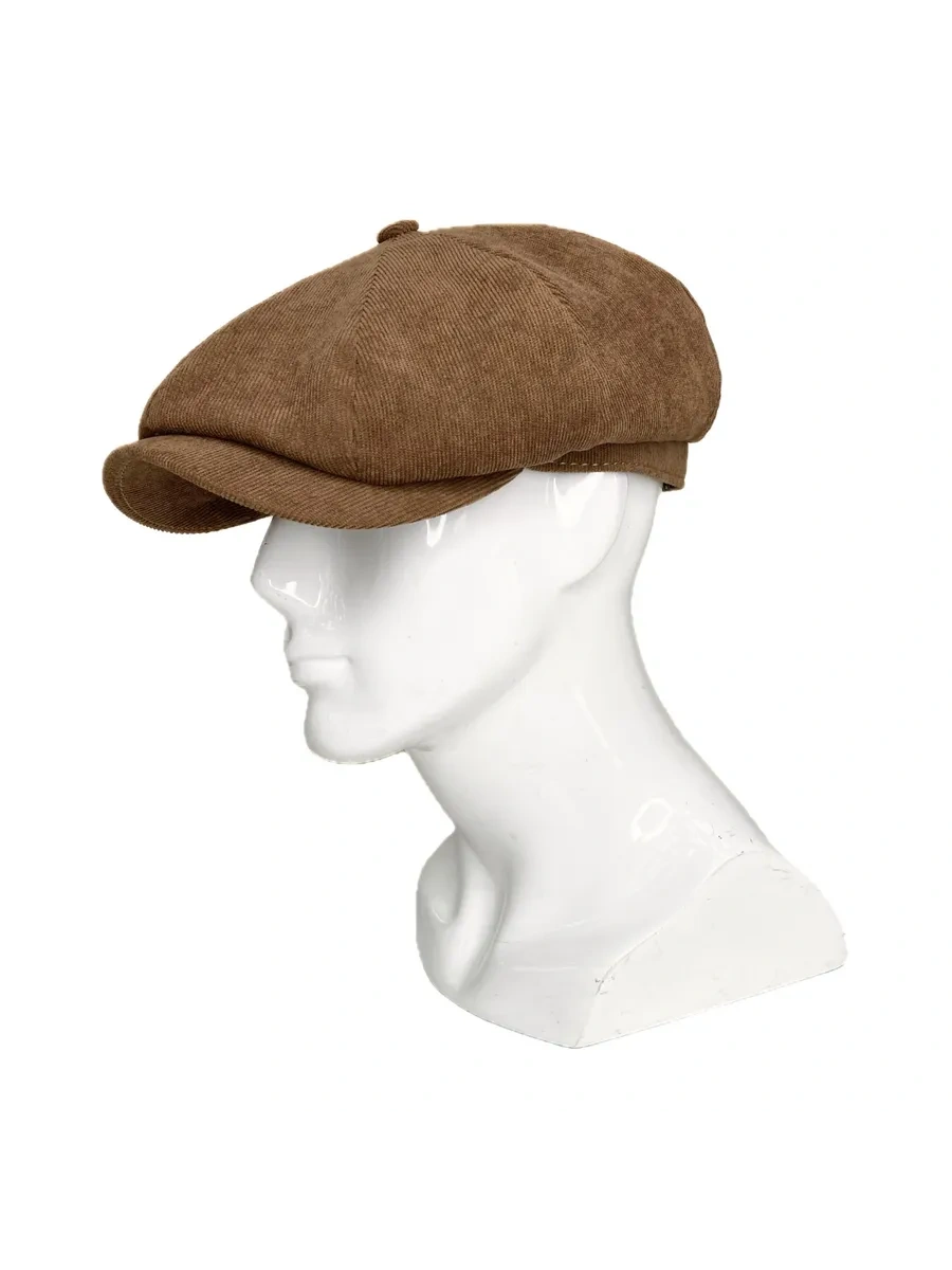 Кепка восьмиклинка из микровельвета, арт. 36-3721